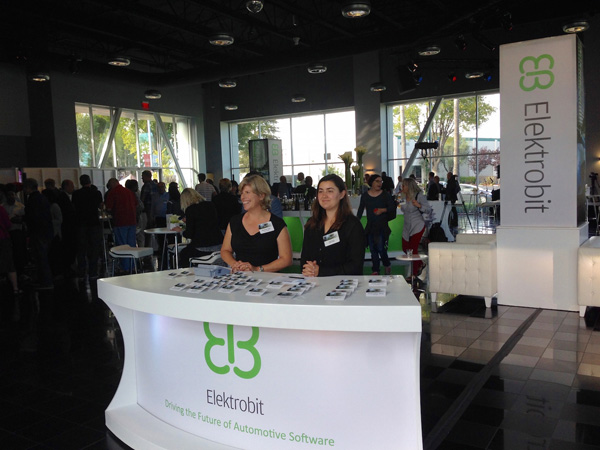 Silicon Valley Elektrobit Open House Welcome Desk