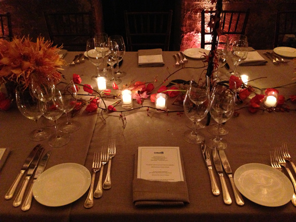 Silicon Valley LinkedIn dinner table