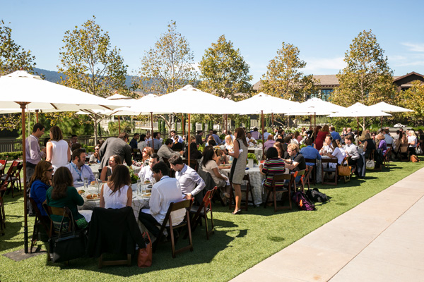 Silicon Valley Outside Umbrella Lunch