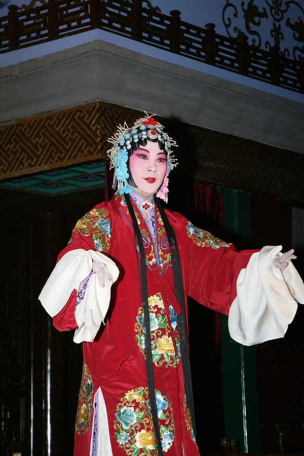 Peking opera singer in Beijing